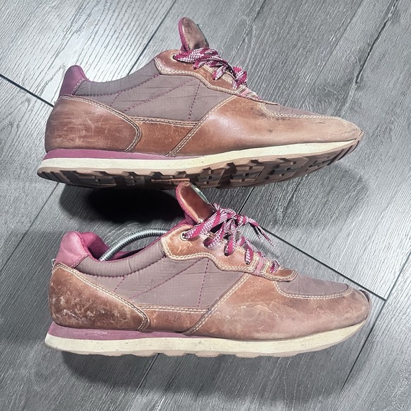 LL Bean Katahdin Store Hiking Shoes‎ Mens 12 Medium Brown Leather Nylon Waterers - Picture 2 of 10